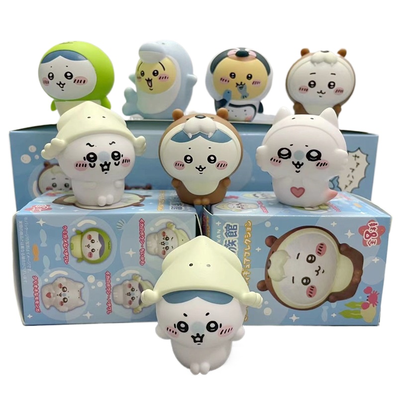 Aquarium Marine - 8pcs/Box Kawaii Chiikawa Aquarium Blind Box