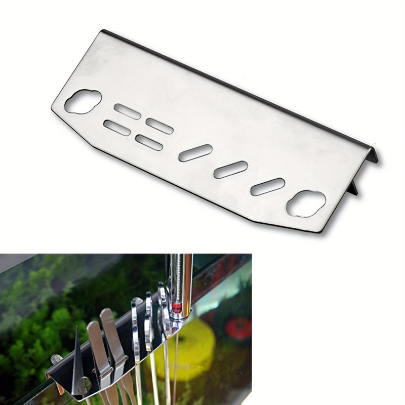 Aquarium Marine - Stainless Steel Aquarium Cleaning Tools Holder,
