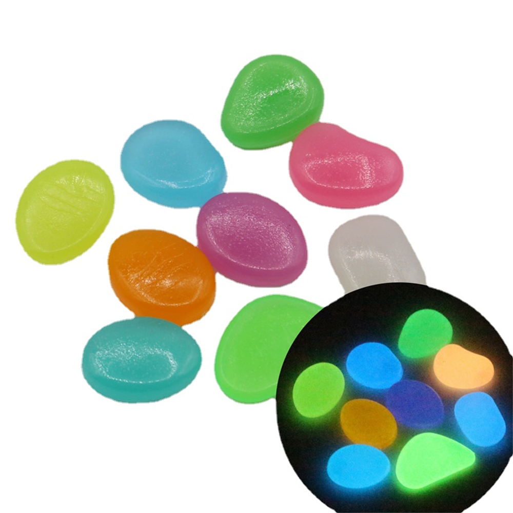 Aquarium Marine Stone - 50pcs Luminous Stone Fluorescent Gravel Pebbles