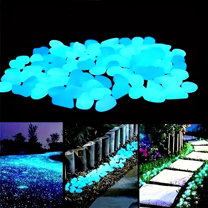 Aquarium Marine Stone - Luminous Pebbles Night Light Stones Aquarium