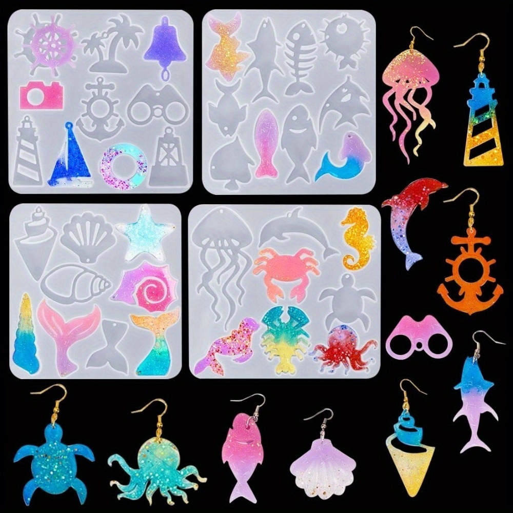 The Ocean-themed Earring And P - Aquarium Marine Fish recension och pris