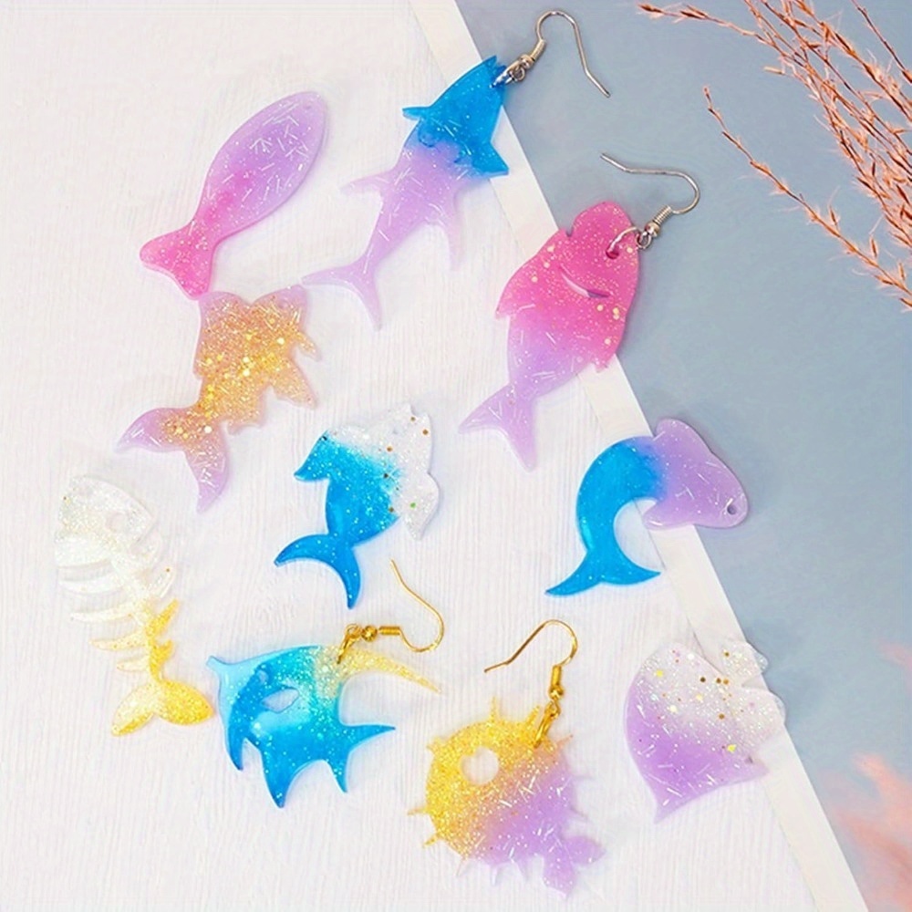 The Ocean-themed Earring And P - Aquarium Marine Fish recension och pris