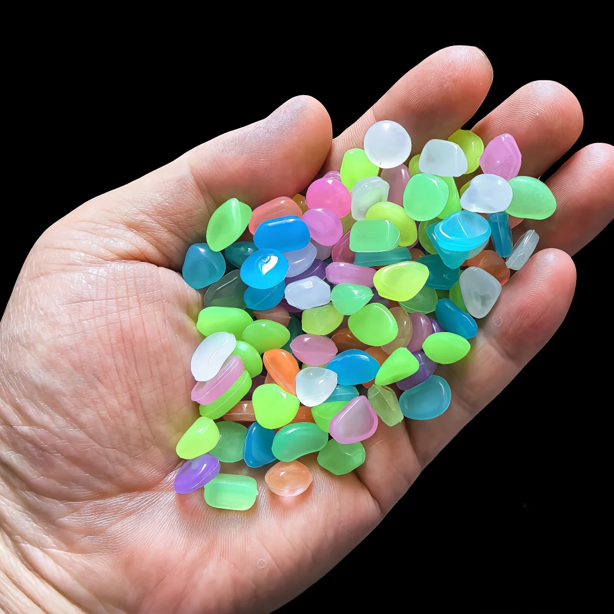 1CM 100pcs Color Goose Stone L - Aquarium Marine Fish recension och pris