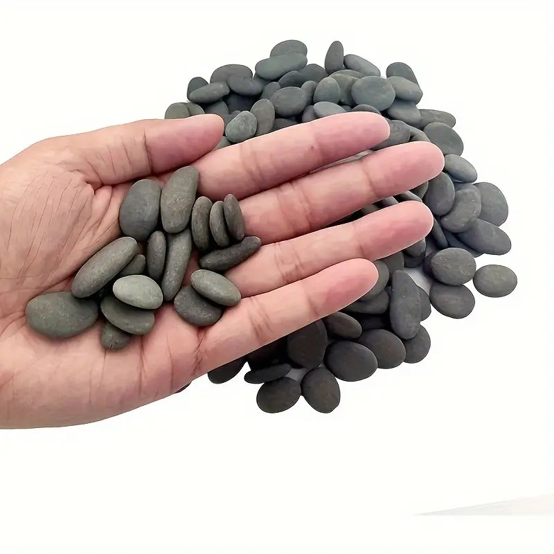 20Pcs Natural River Rocks Smoo - Aquarium Marine Fish recension och pris