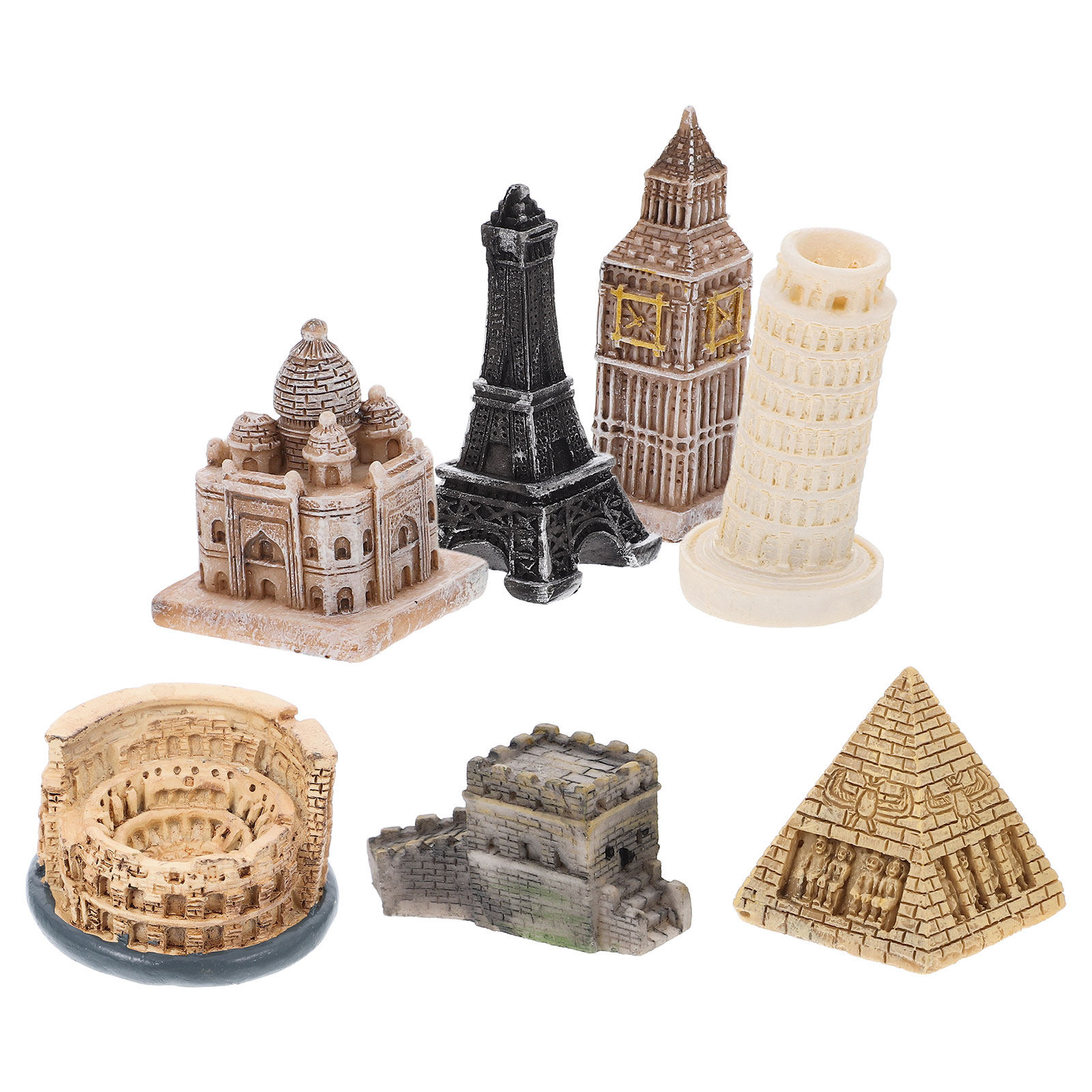 7Pcs Miniature Roman Statues D - Aquarium & Marine Museum recension och pris