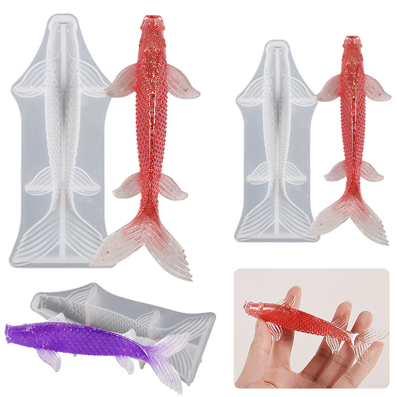 3D Koi Fish Shaped Epoxy Resin - Aquarium Marine Fish recension och pris