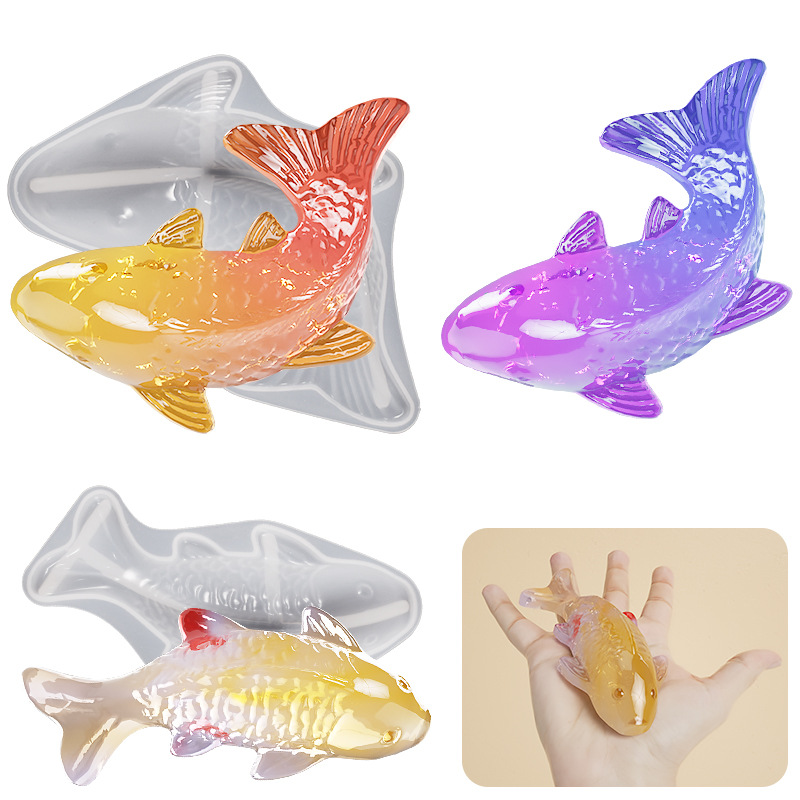 3D Koi Fish Shaped Epoxy Resin - Aquarium Marine Fish recension och pris