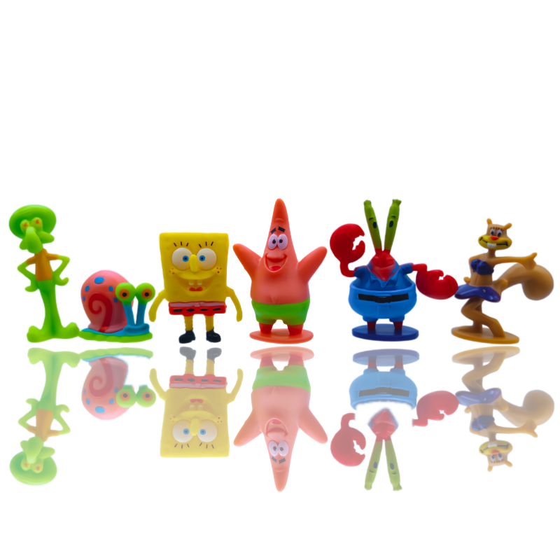 6pcs SpongeBob Fish Tank Decor - Aquarium Marine Fish recension och pris
