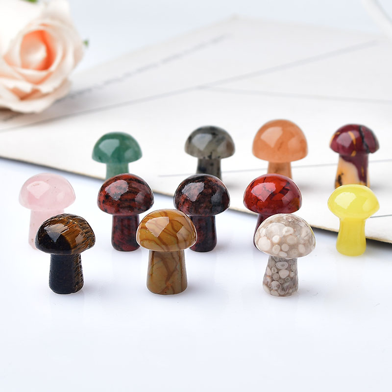 10Pcs Natural Crystal Mini Mus - Aquarium Marine Stone recension och pris
