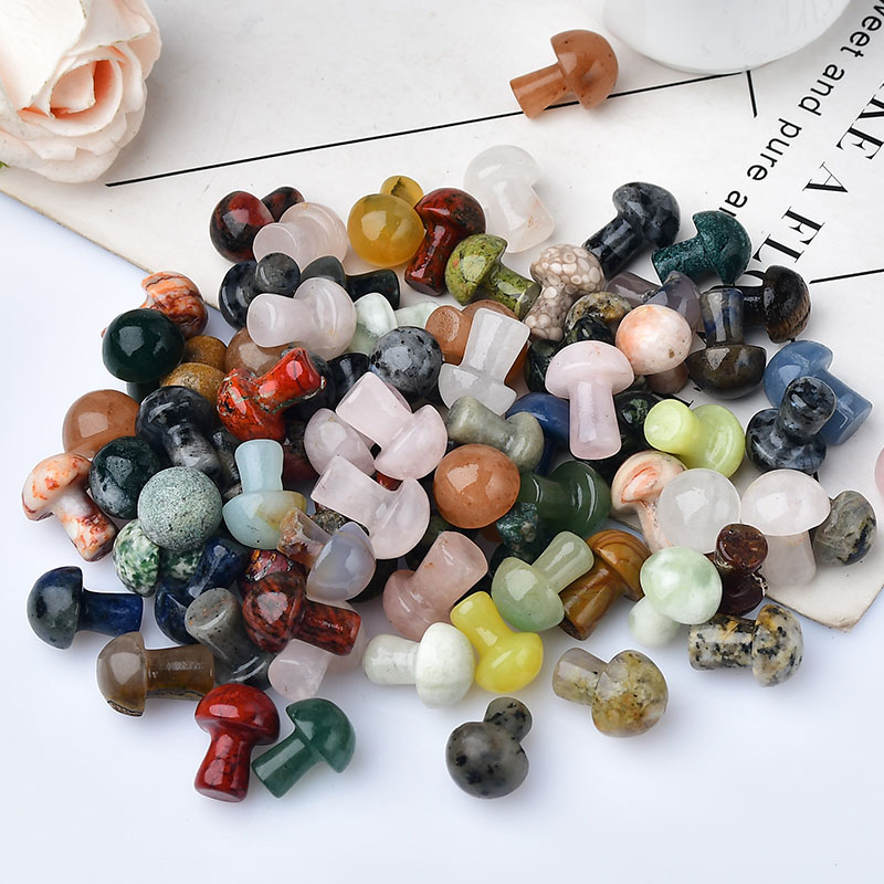10Pcs Natural Crystal Mini Mus - Aquarium Marine Stone recension och pris