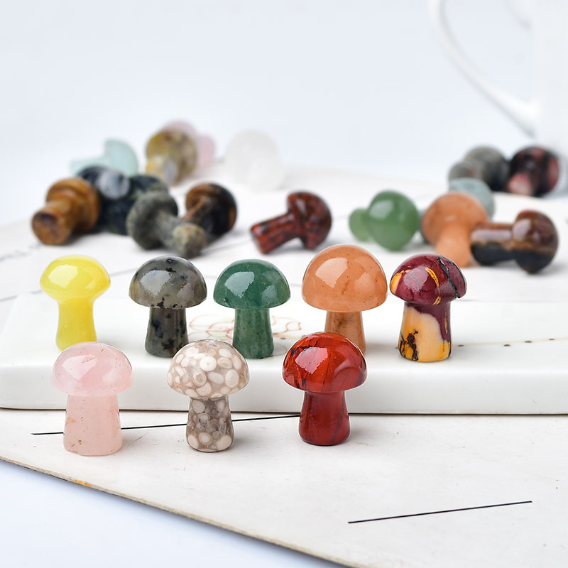 10Pcs Natural Crystal Mini Mus - Aquarium Marine Stone recension och pris