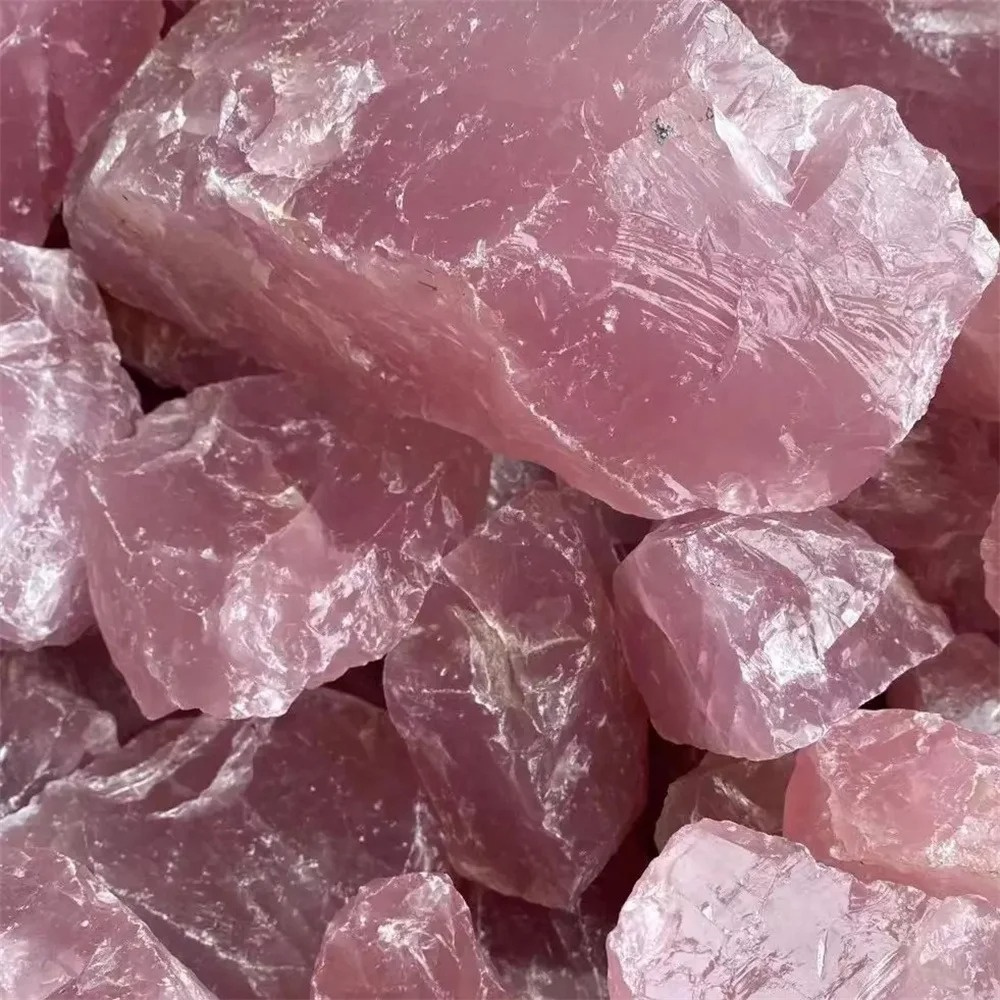 Pure Natural Pink Rose Quartz  - Aquarium Marine Stone recension och pris