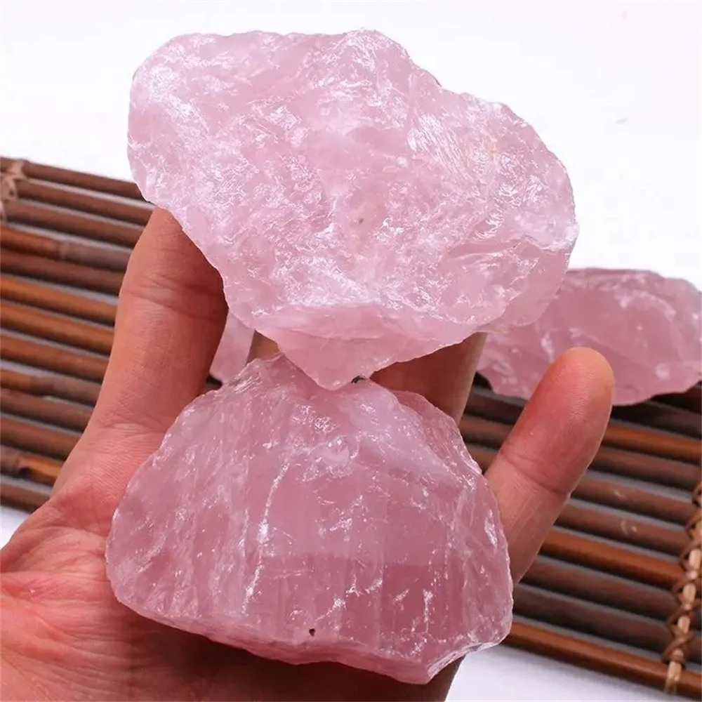 Pure Natural Pink Rose Quartz  - Aquarium Marine Stone recension och pris
