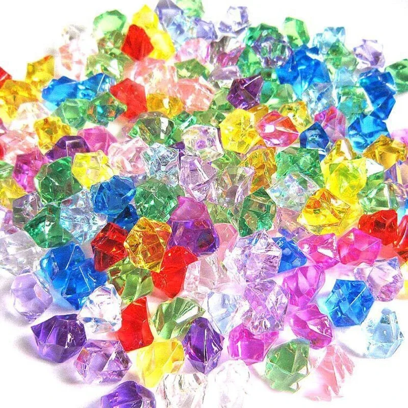 200pcs Acrylic Gem Stone Color - Aquarium Marine Stone recension och pris
