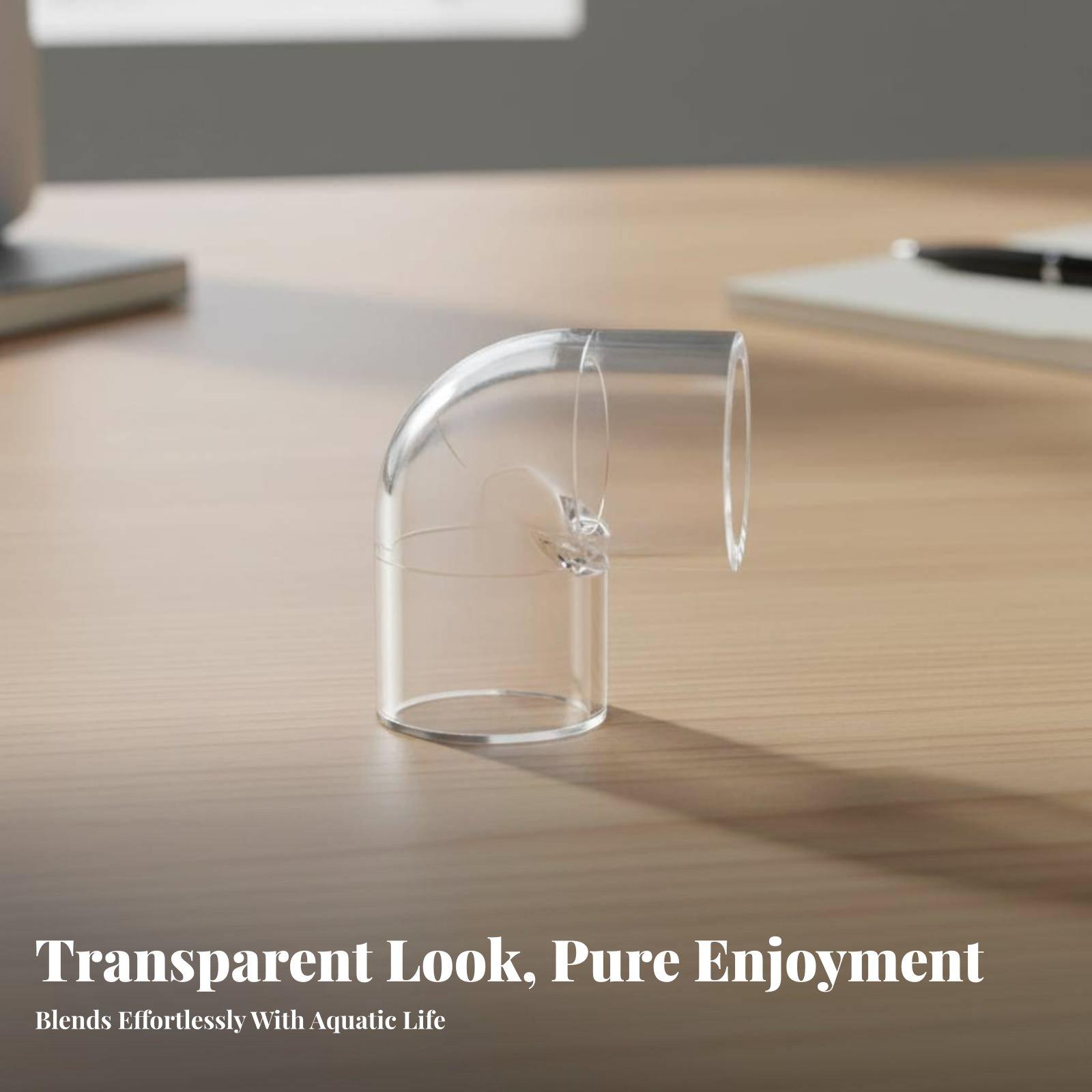 Transparent Aquarium Elbow Pip - Aquarium & Marine Museum recension och pris